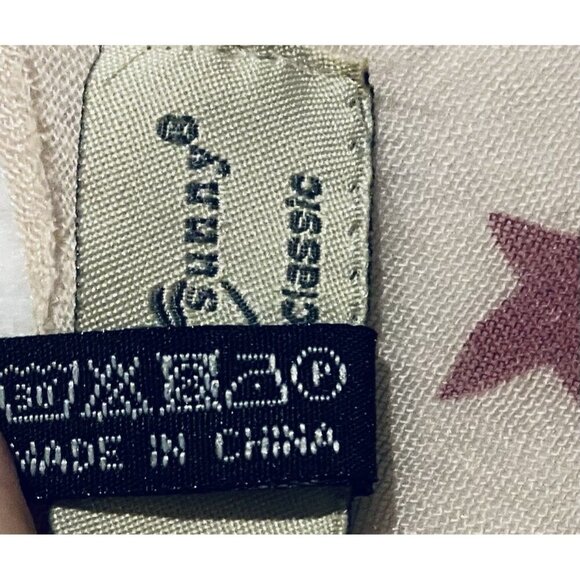 JC Sunny Top Womens One Size Red Ombre Star Print Kimono Sequin Tassel Boho - Picture 6 of 7